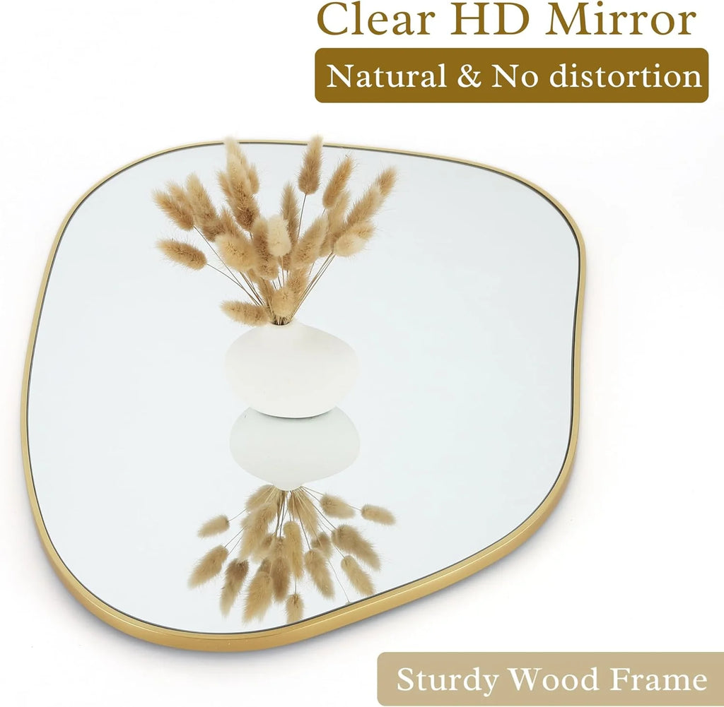 Irregular Asymmetrical Wall Mirror X2914