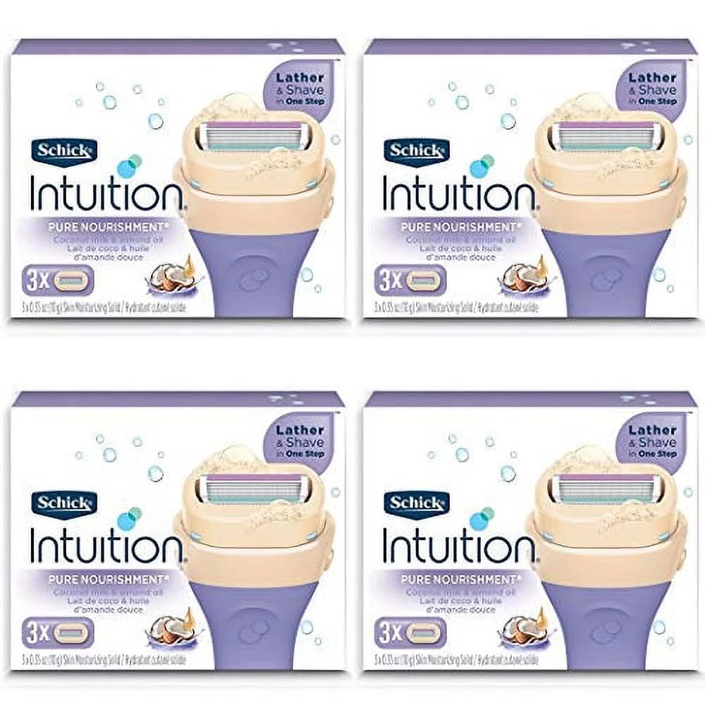 Womens Razor Refills with Coconut Milk and Almond Oil, 12 count Z796022