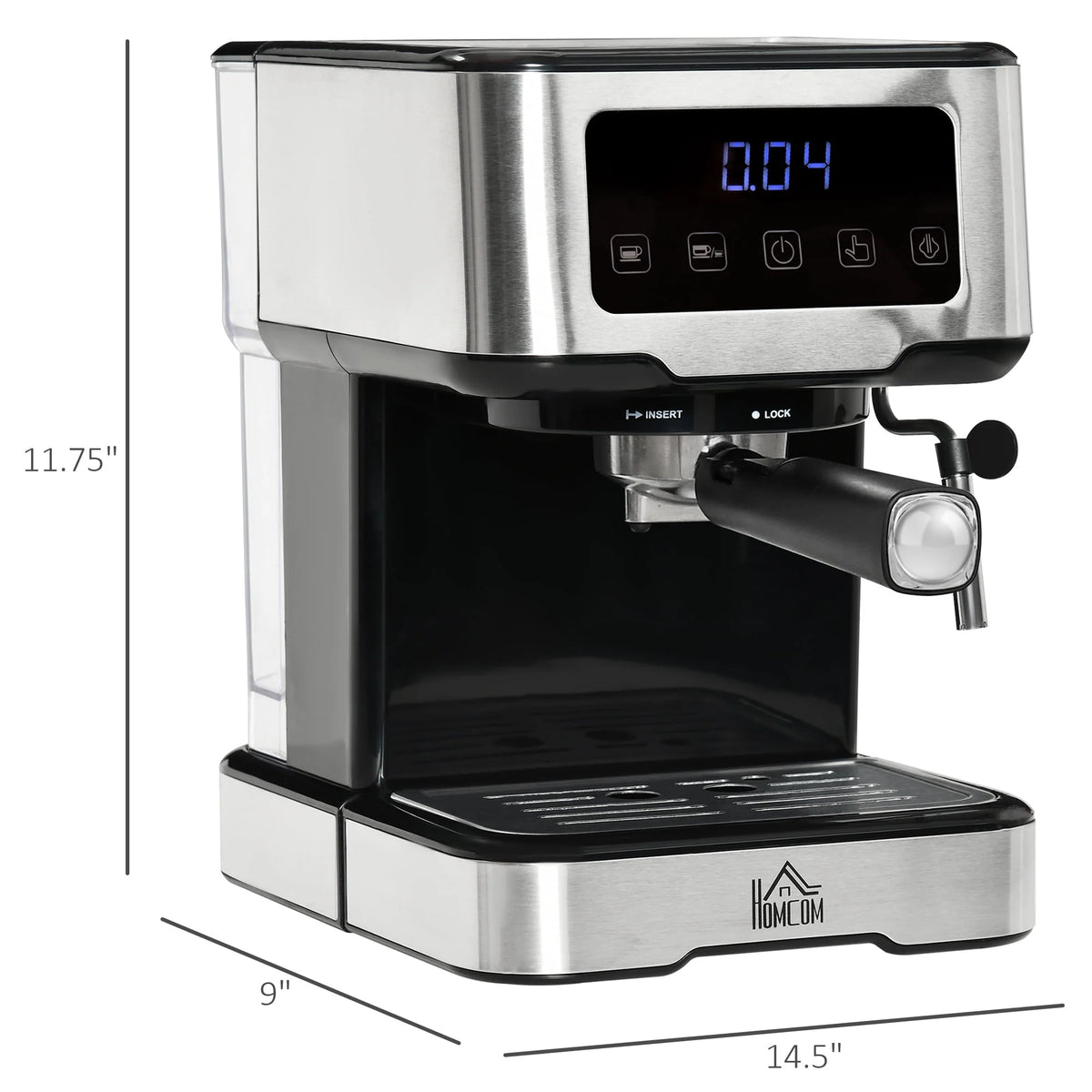 Espresso Coffee Maker Machine 15-Bar Frother B6813
