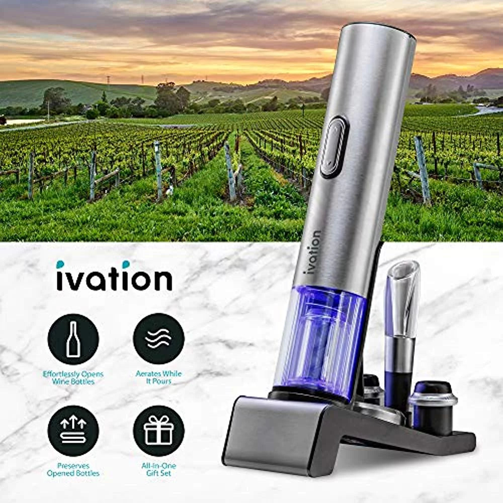 Electric Wine Opener 7-Piece Set W5955