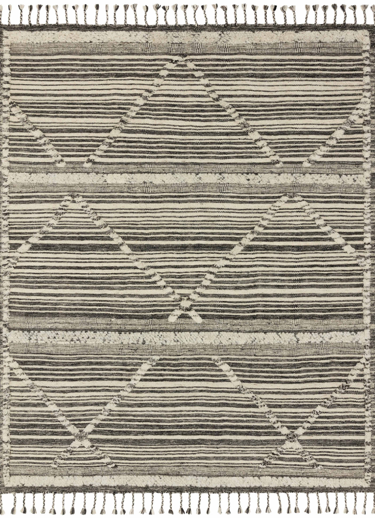 Ivory Charcoal 4'0 x 6'0 Rug L57187