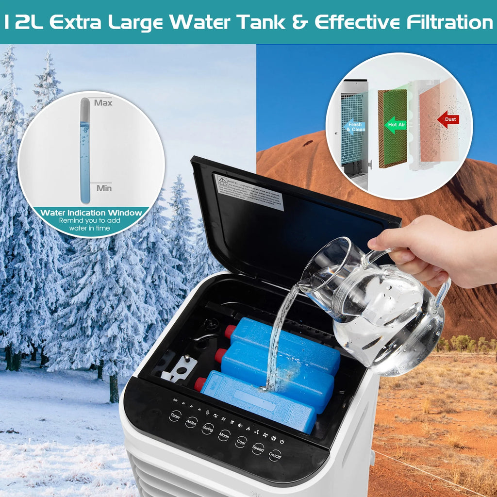 Portable Evaporative Air Cooler with Remote Control J5276