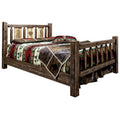 Full Size Bed with Pine Tree Design T68705
