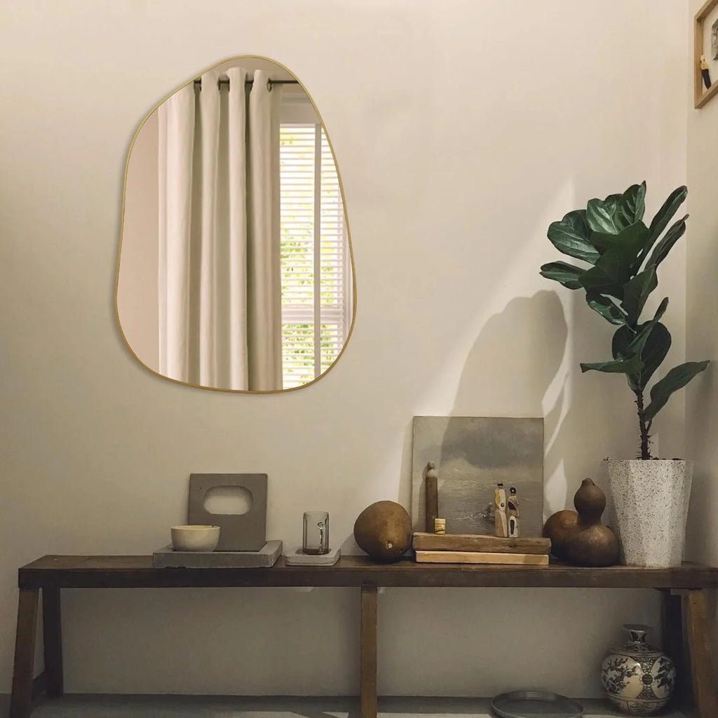 Irregular Asymmetrical Wall Mirror X2914