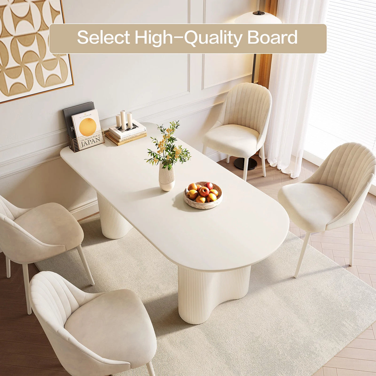Dining Table Set with 6 Chairs A7110
