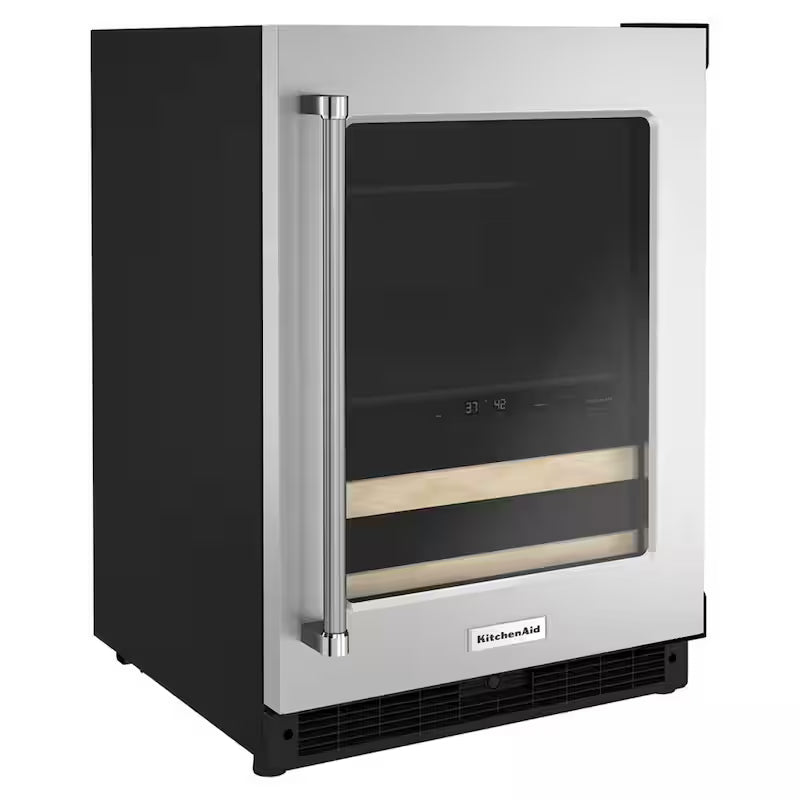 Black 14-Bottle Wine and Beverage Cooler M3782