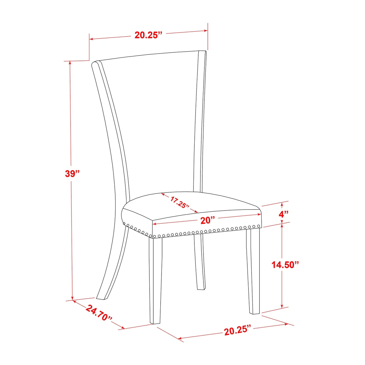 9 Piece Wood Dining Set V7175