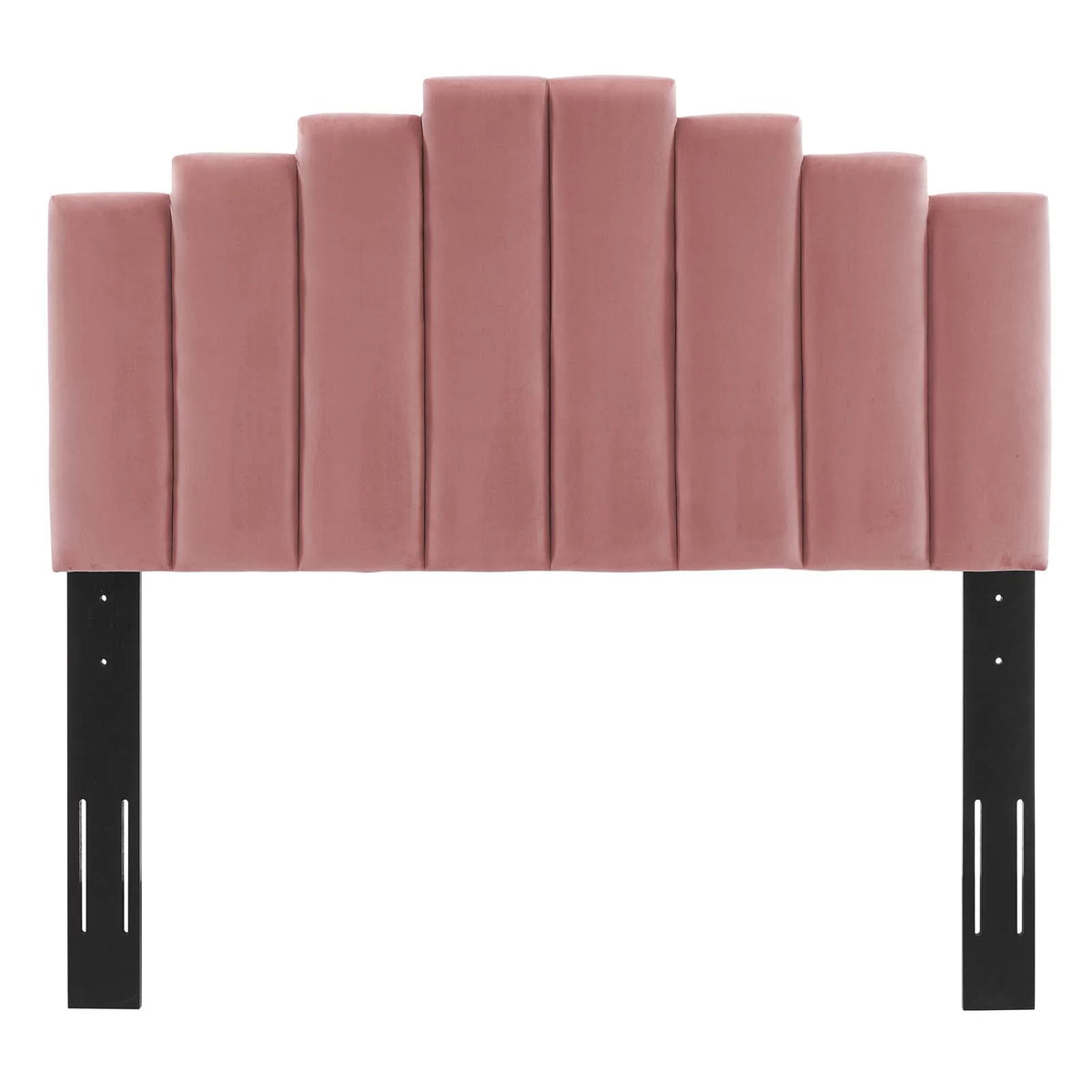 Queen Size Velvet Platform Bed Frame X719121