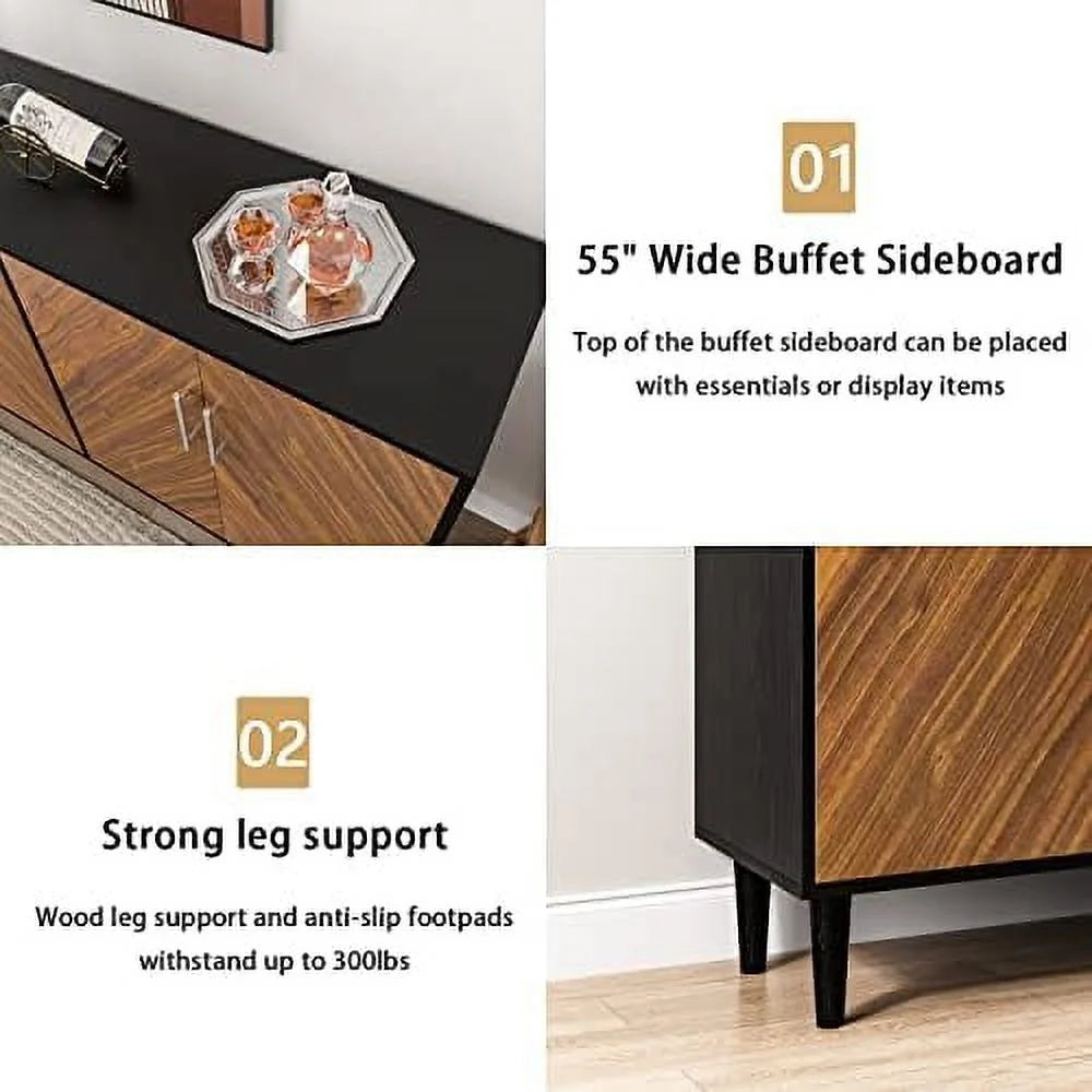 Black 4 Door Sideboard N586972
