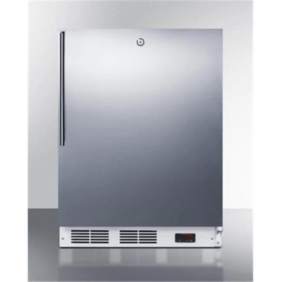 Built-in Manual Defrost All Freezer with Lock, Stainless Steel H412