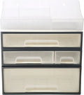Medicine Storage Box, 4 Pieces 4 Drawers, Transparent X779023