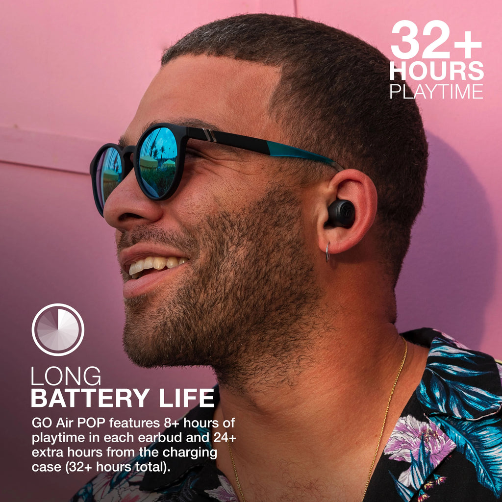 Black True Wireless Bluetooth Earbuds with Charging Case G2922