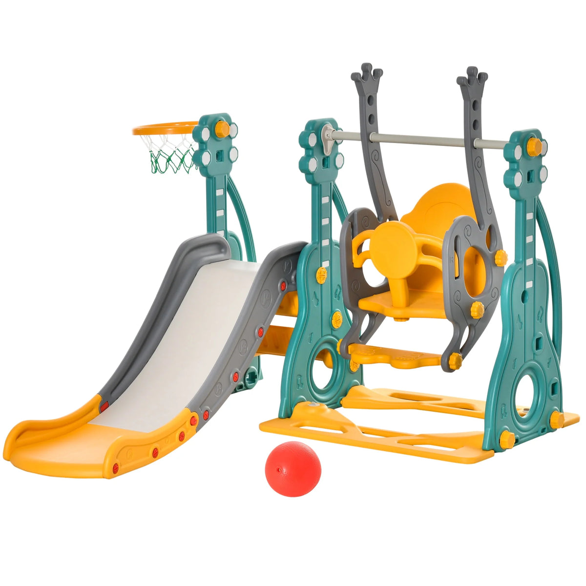 3 in 1 Toddler Swing and Slide Set with Climber N973133