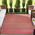6x9 Waterproof Reversible Plastic Straw Outdoor Rug F998394