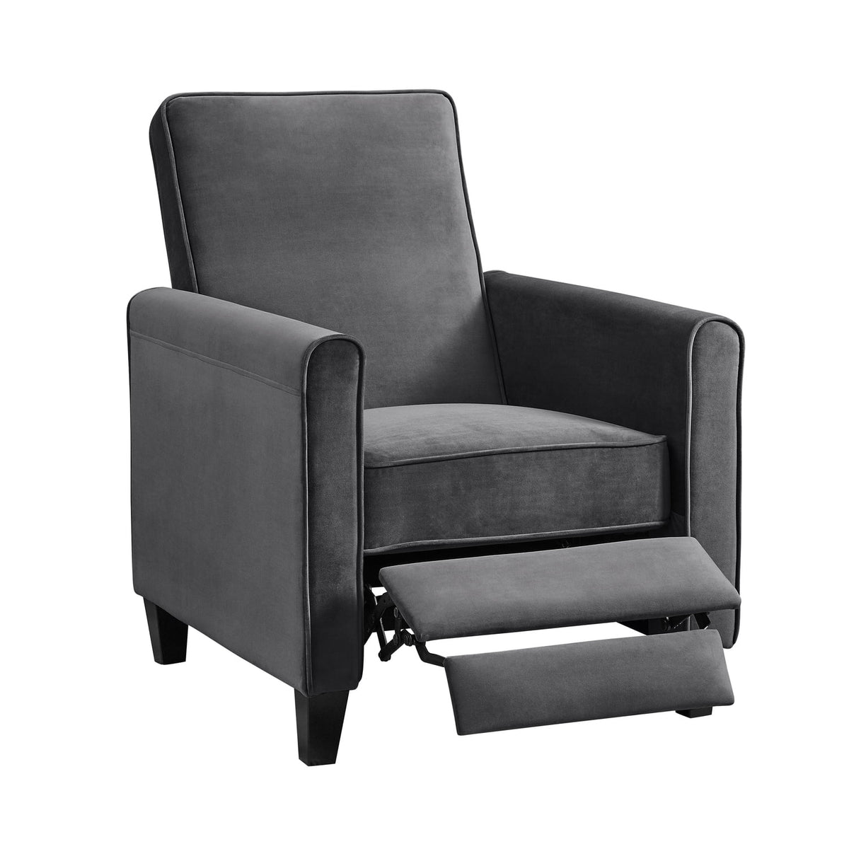 Set of 2 Cream Linen Upholstered Recliner P407046