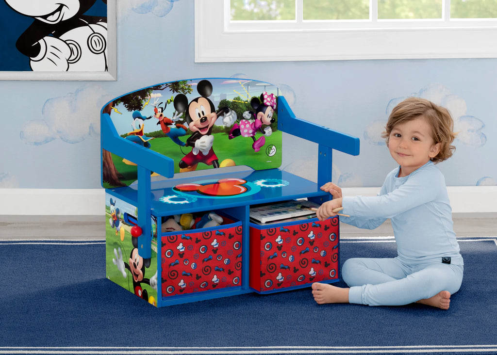 Blue 2-in-1 Activity Bench and Desk B73785