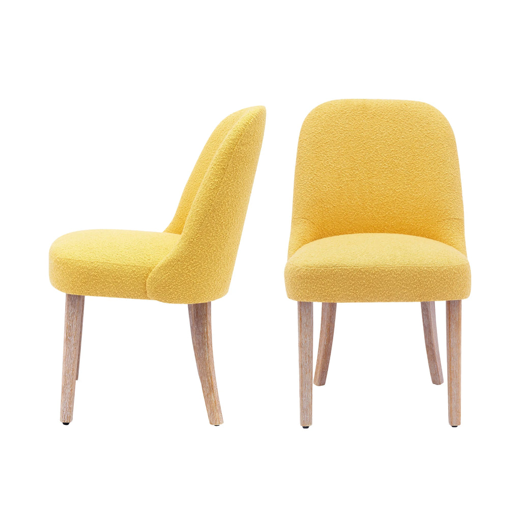Mid-Century Modern Boucle Dining Chair Z406