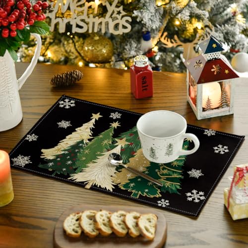 Red Christmas Placemats Set of 4 P561