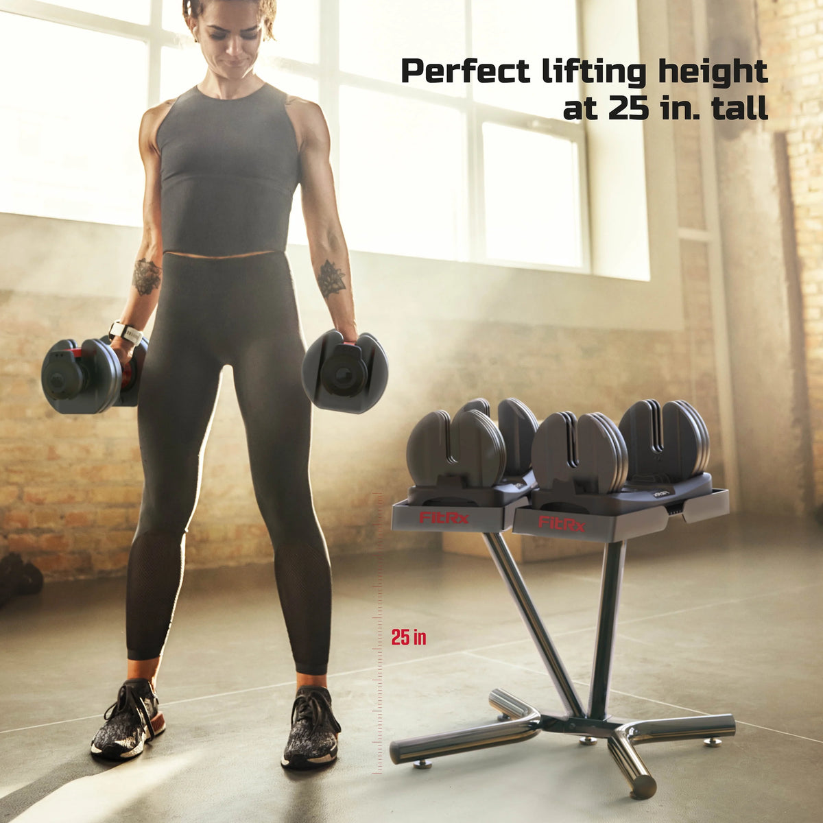Adjustable Dumbbell 5-52.5 lbs Black W9723