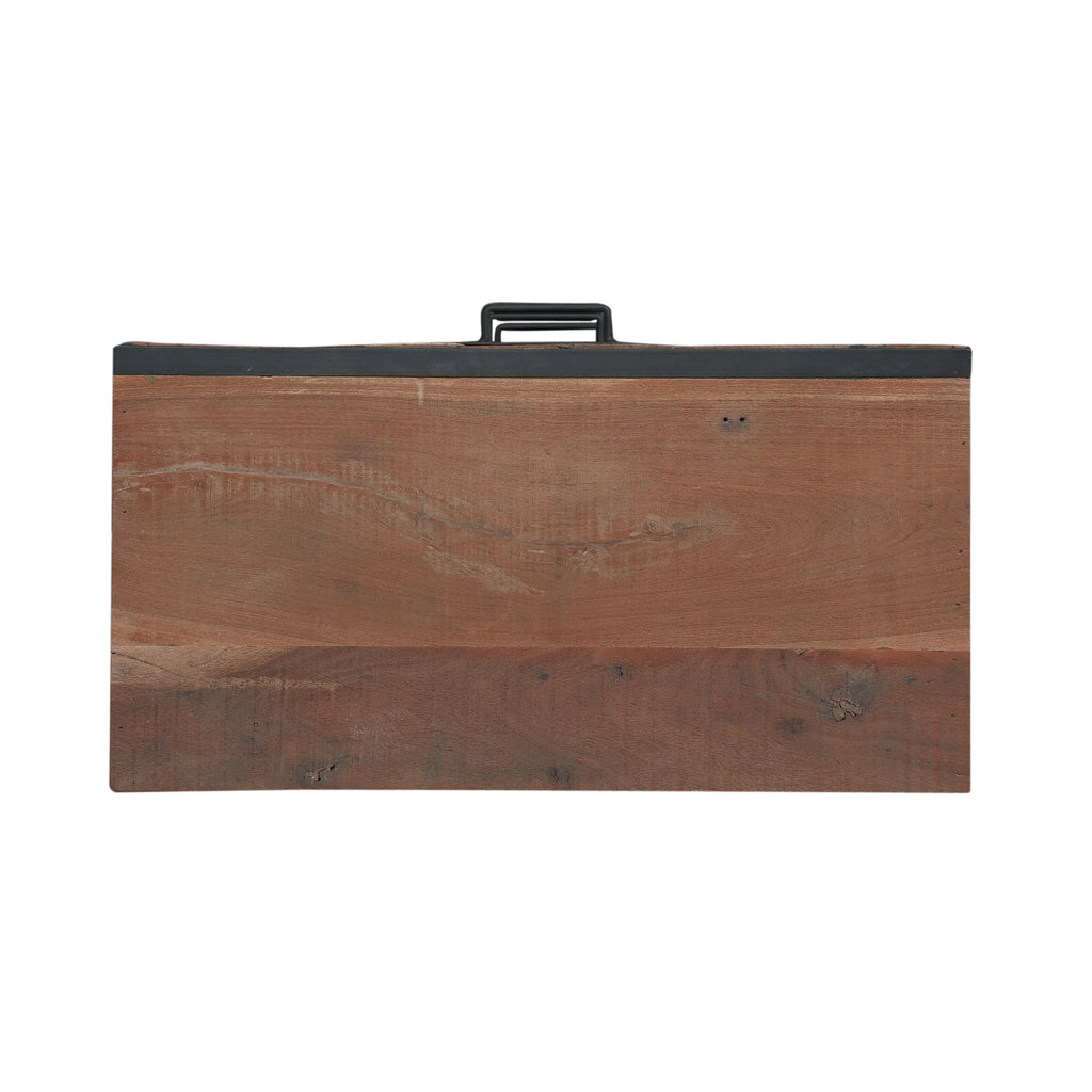 Handcrafted Boho Wood 3 Drawer Cabinet B13058