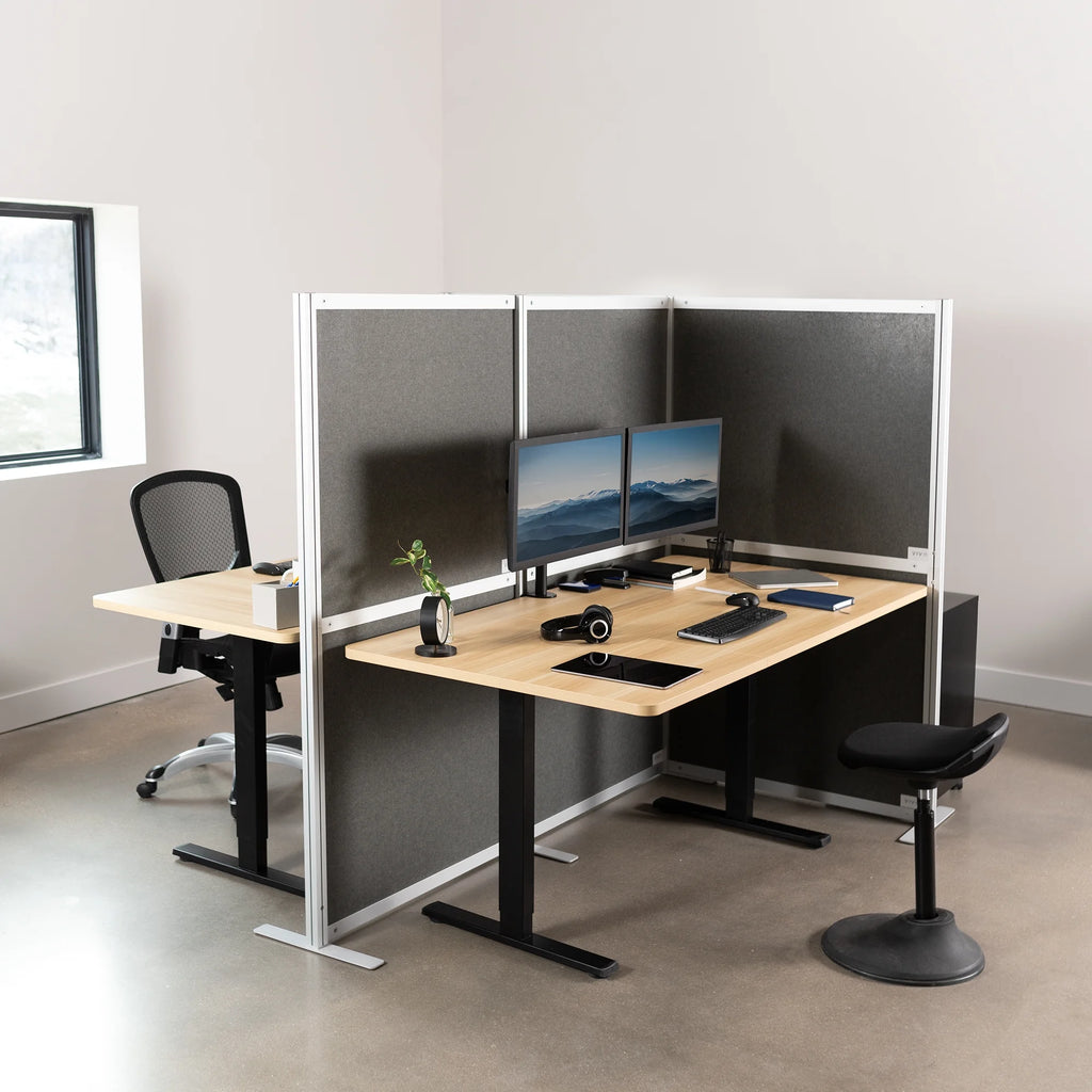 T-Shaped Modular Wall System, 4 PET Panels X194395