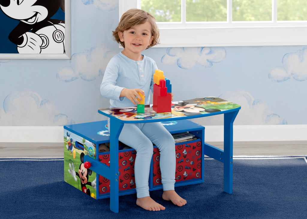 Blue 2-in-1 Activity Bench and Desk B73785