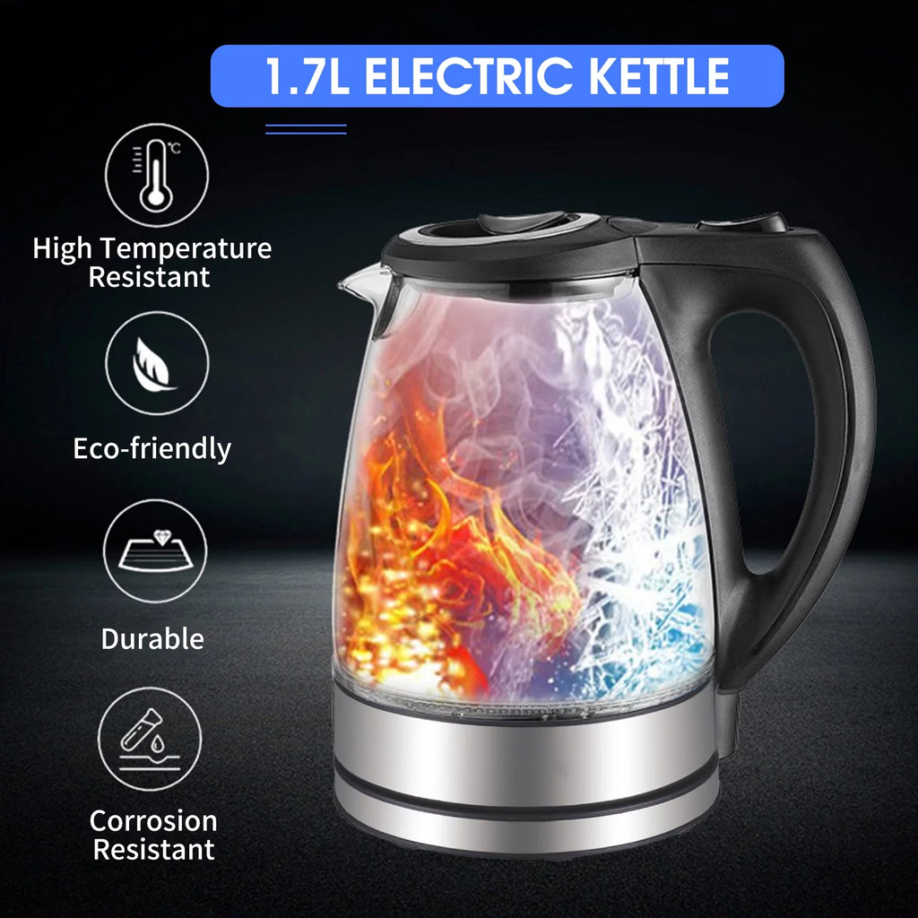 1.7L 1500W Glass Electric Kettle Z9883