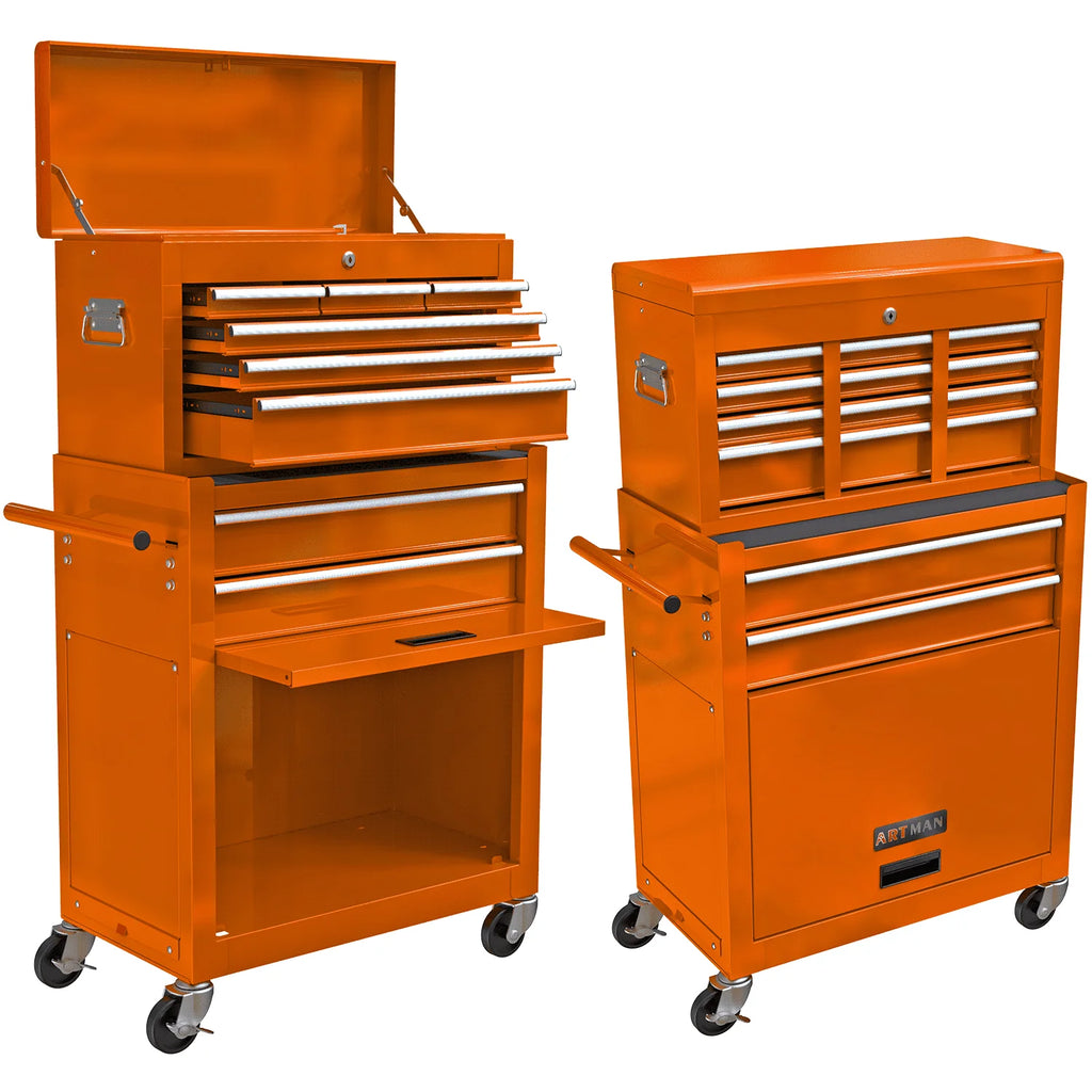 Blue 8 Drawer Rolling Tool Chest with Lock A585048