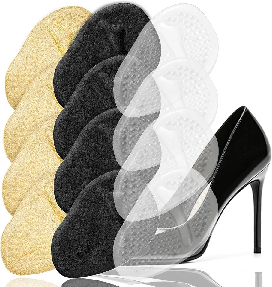 Metatarsal Pads Ball of Foot Cushions 2 Beige 2 Black 2 Clear V954