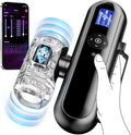 Male Masturbator with 4 Thrust Depths & 10 Vibrating Speeds Soft TPE Adult Sex Toy F8490