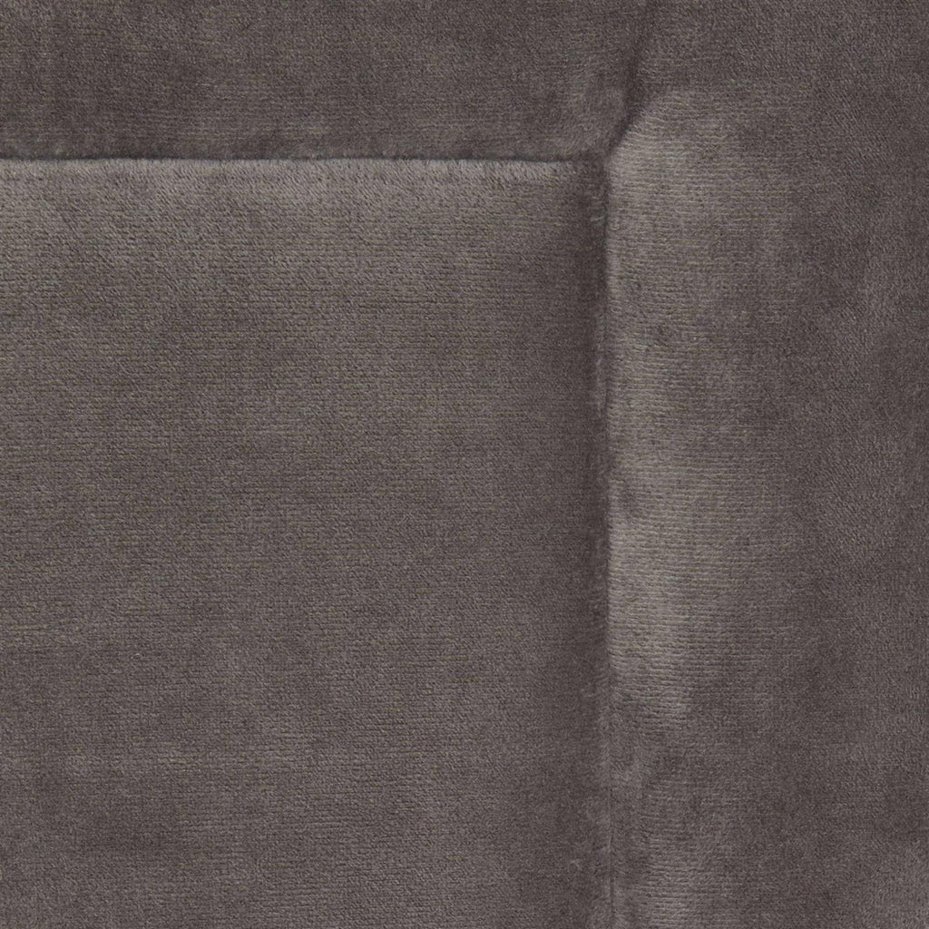 Dark Grey Velvet Dog Crate Mat and Pet Bed N30037