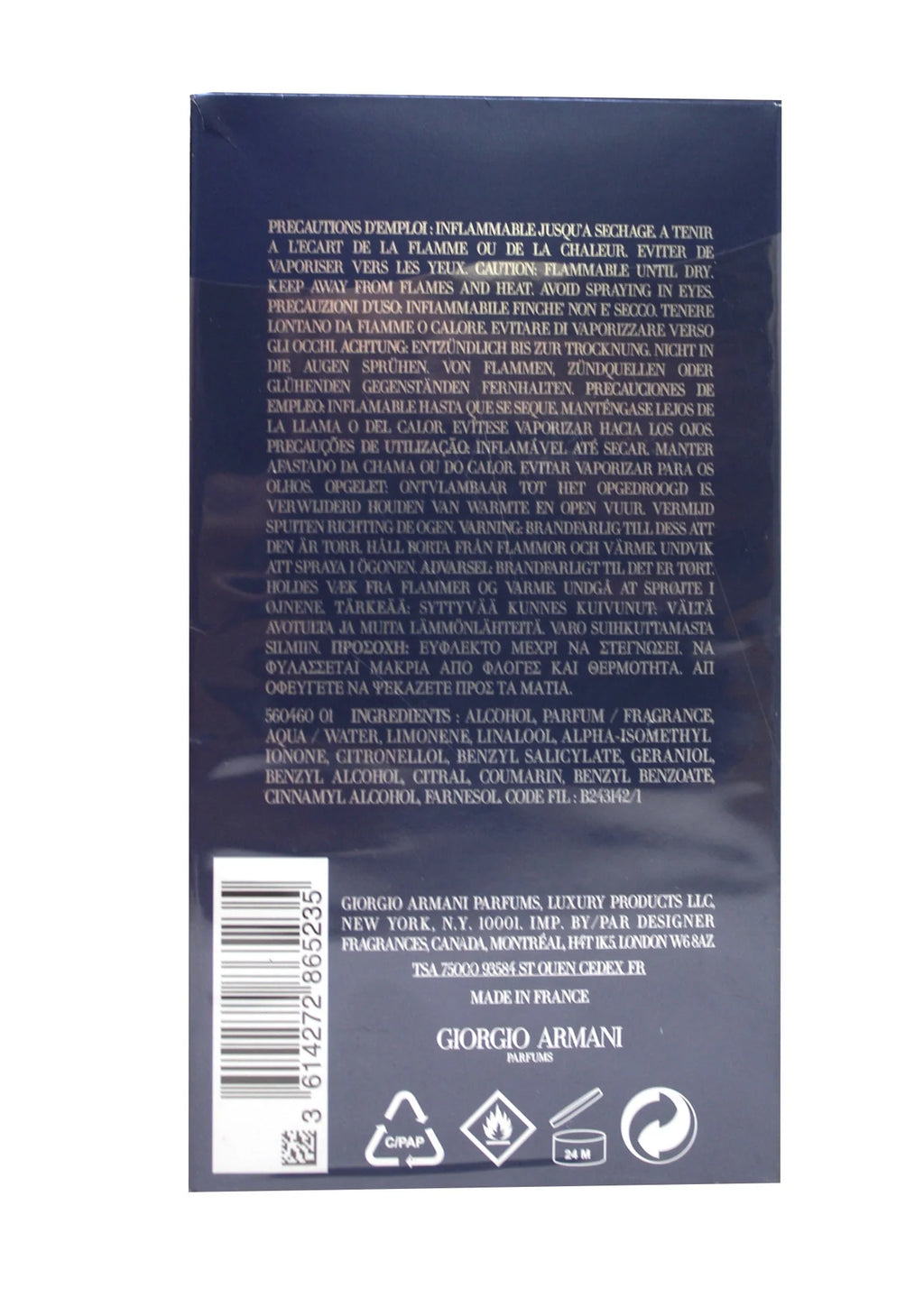 Eau de Parfum Vaporisateur, 4.2 oz D395