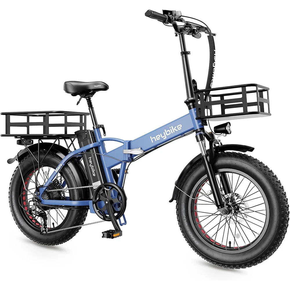 500W Motor 600WH Removable Battery Foldable 20 x 4.0 Fat Tire Electric Bike Z1039