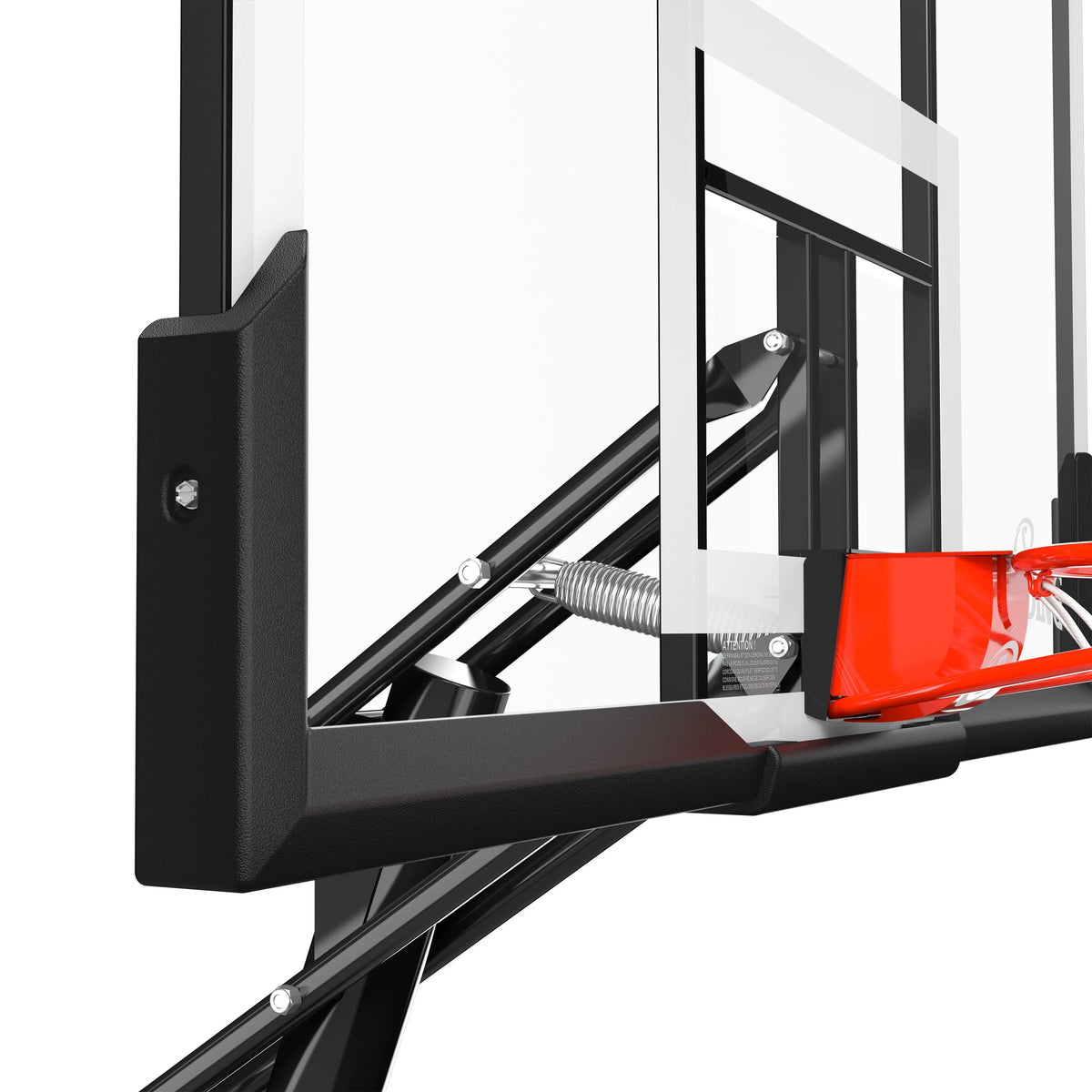 54 In. Shatter-proof Polycarbonate Portable Basketball Hoop System C3045