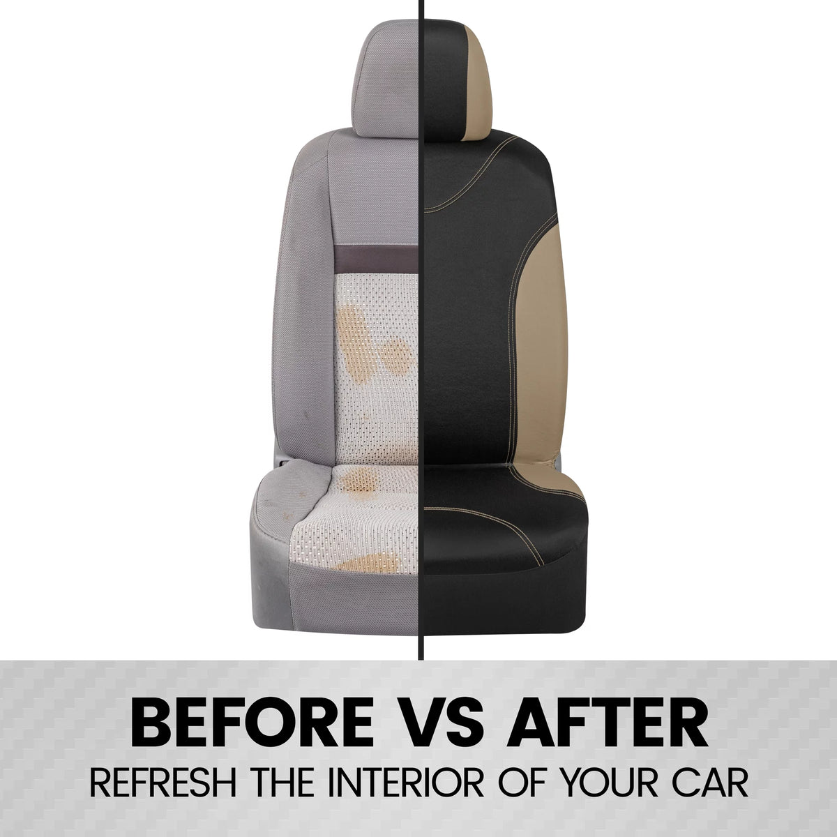 Car Seat Covers with 5 Headrests J7601