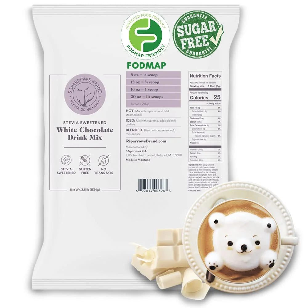 Sugar-Free White Chocolate Flavored Drink Mix, 40 oz T7587