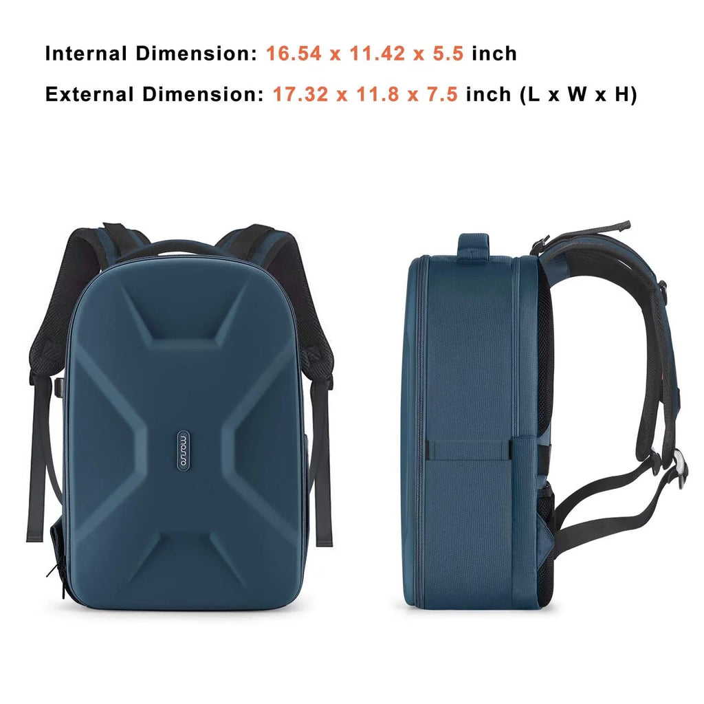 Waterproof Hardshell Camera Backpack with Tripod Holder E21742
