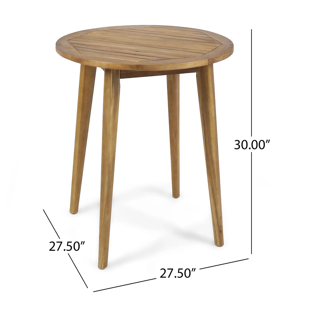 Acacia Wood Round Bistro Table H8755