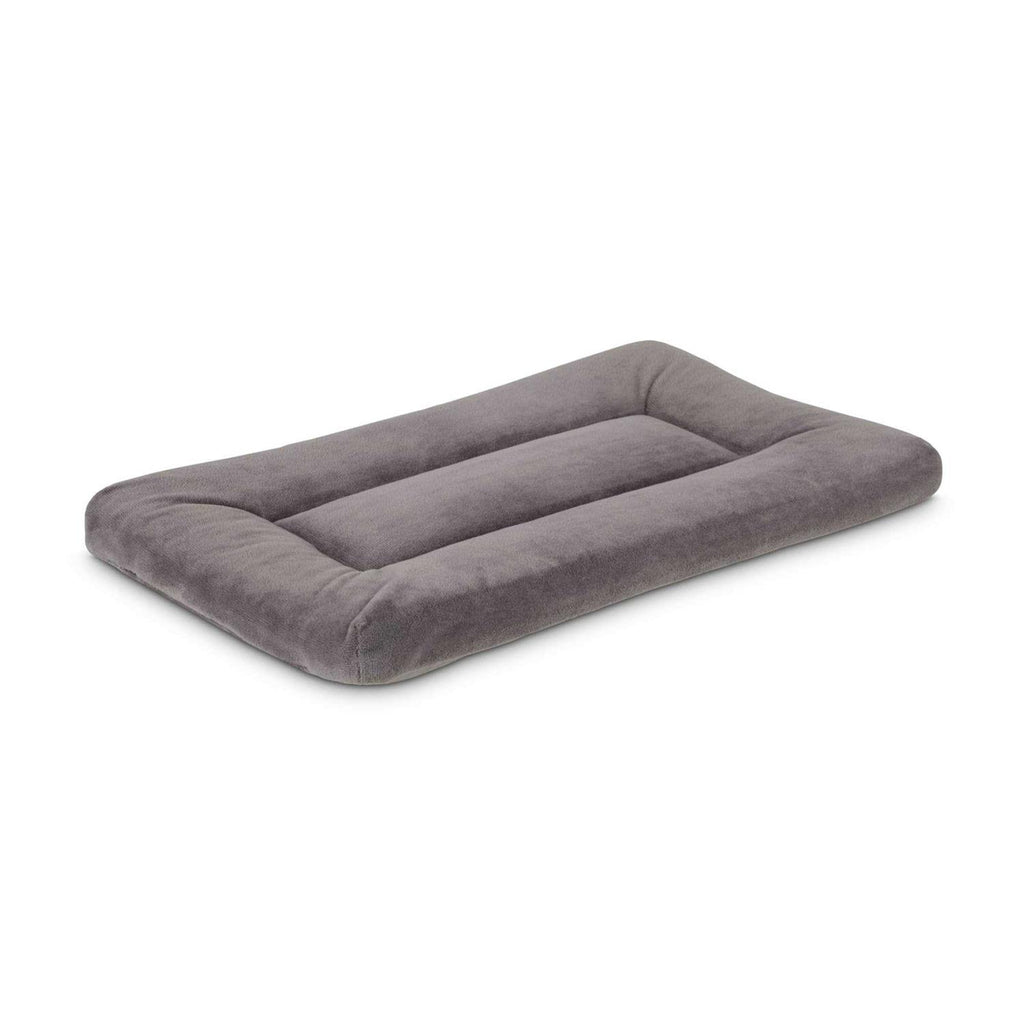 Dark Grey Velvet Dog Crate Mat and Pet Bed N30037