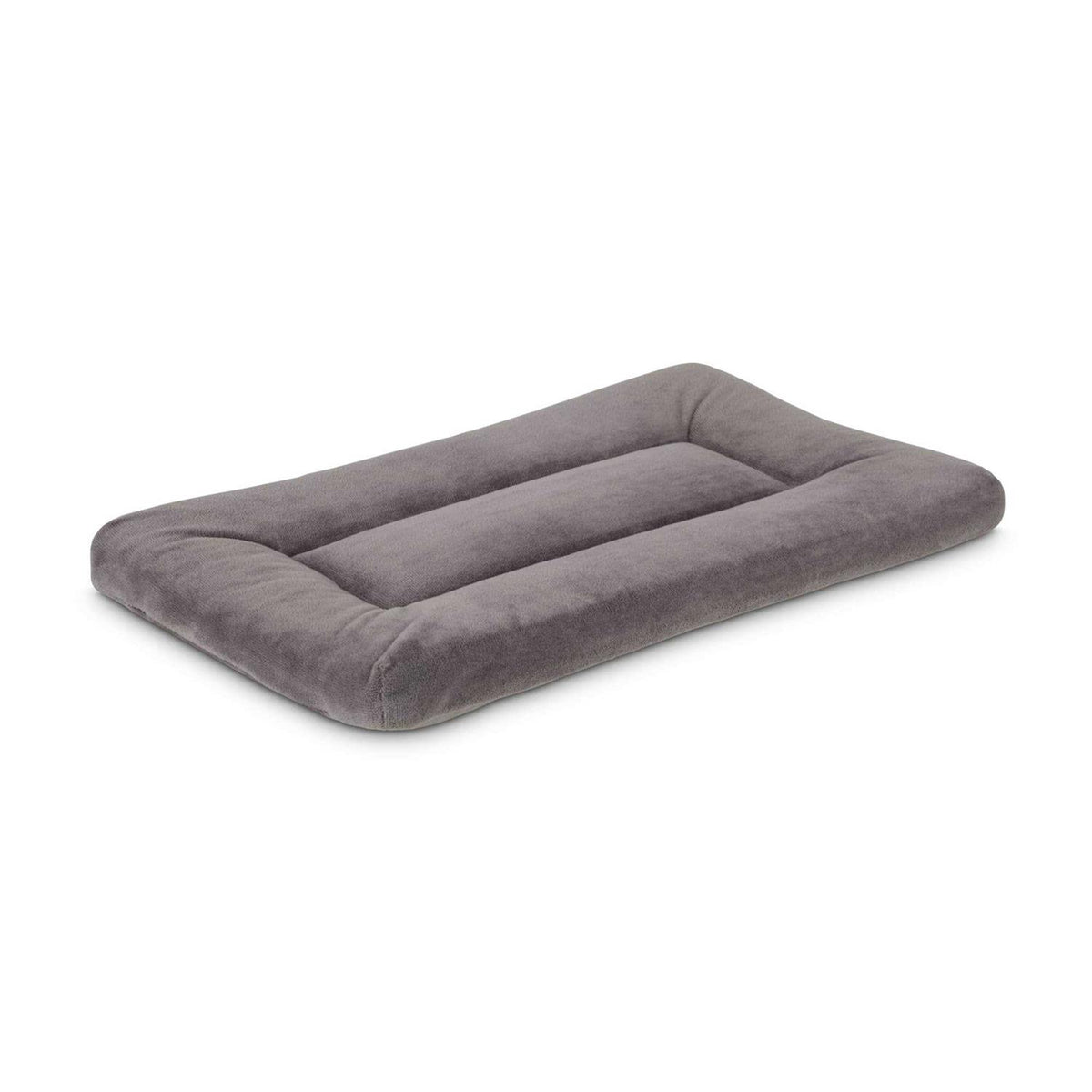 Dark Grey Velvet Dog Crate Mat and Pet Bed N30037
