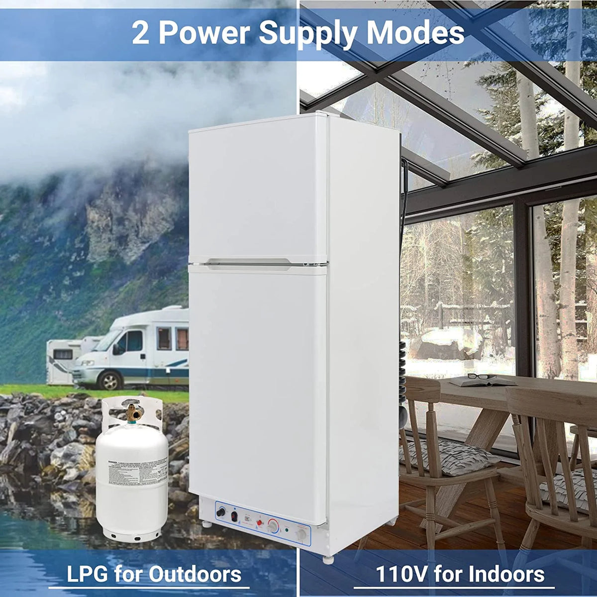 6.5 Cu ft Propane Refrigerator F94079