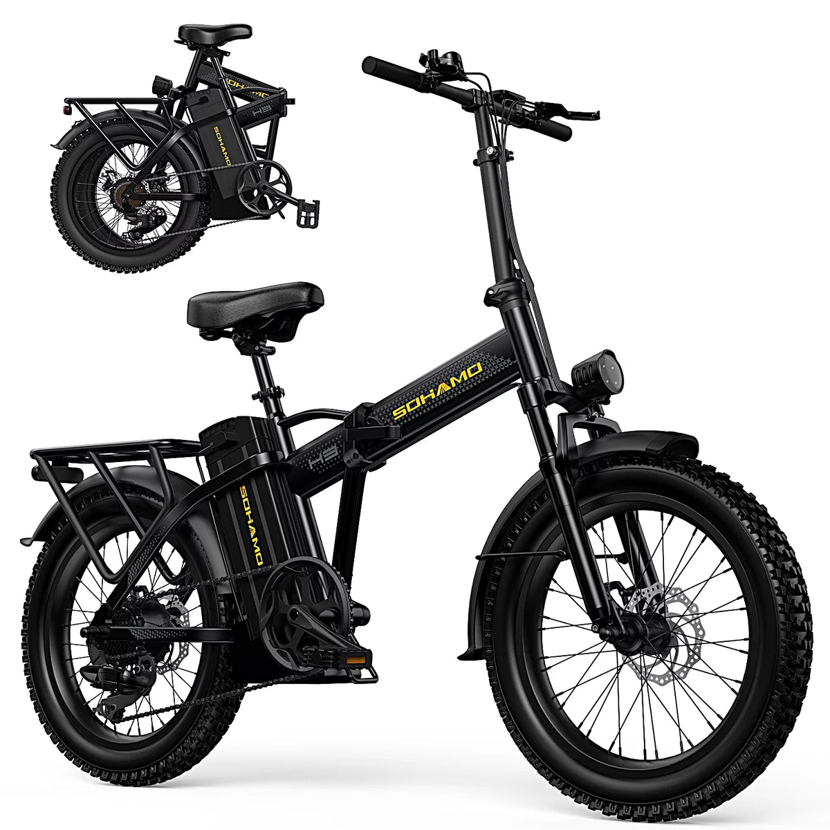 Foldable 20" Fat Tire Electric Bike with 750W Motor E8013