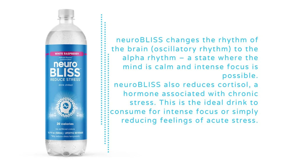 Raspberry Stress Reducing Beverage 16.9 Fl Oz (Pack of 12) Q773