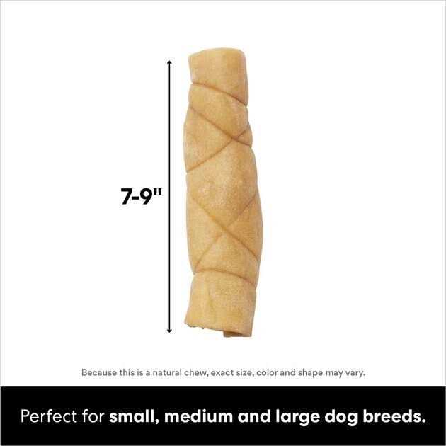 Water Buffalo Cheek Rolls Dog Chew S283