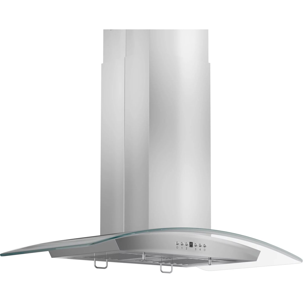 36 in. Island Mount Stainless Steel & Glass Range Hood Z655
