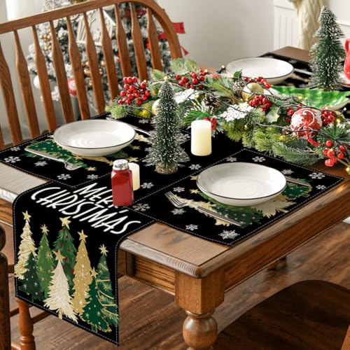 Red Christmas Placemats Set of 4 P561