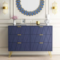 Navy Blue 6 Drawer Dresser R390395