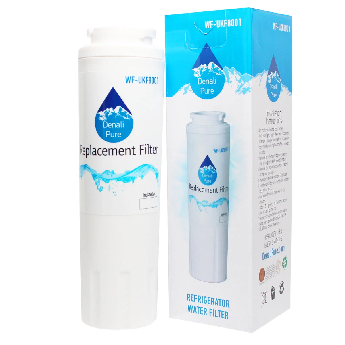 4-Pack Refrigerator Water Filter Cartridge E983