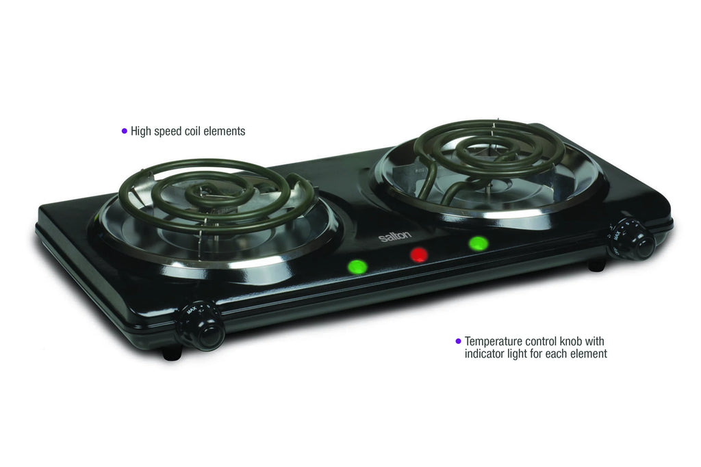 Portable Double Burner Cooktop P54433