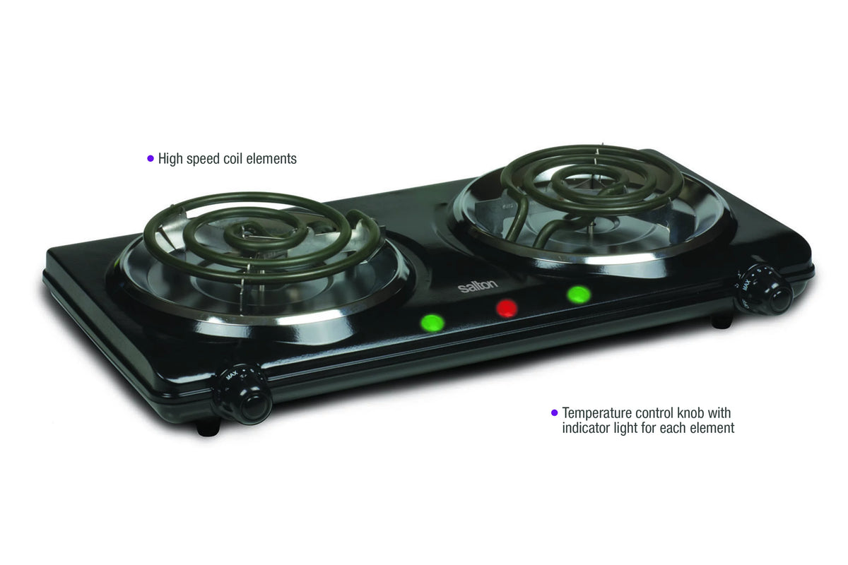 Portable Double Burner Cooktop P54433